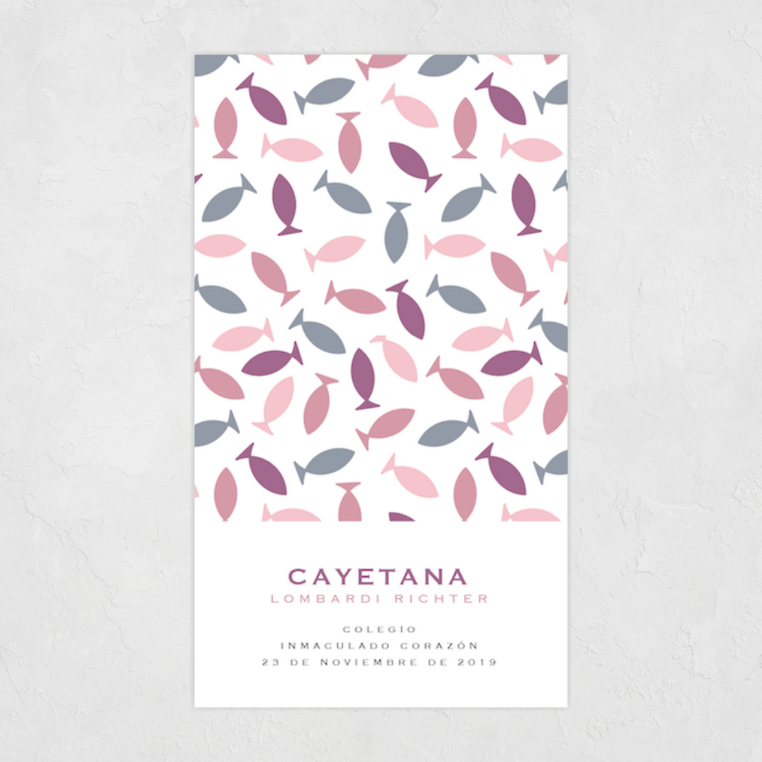 Estampa Fish Pink