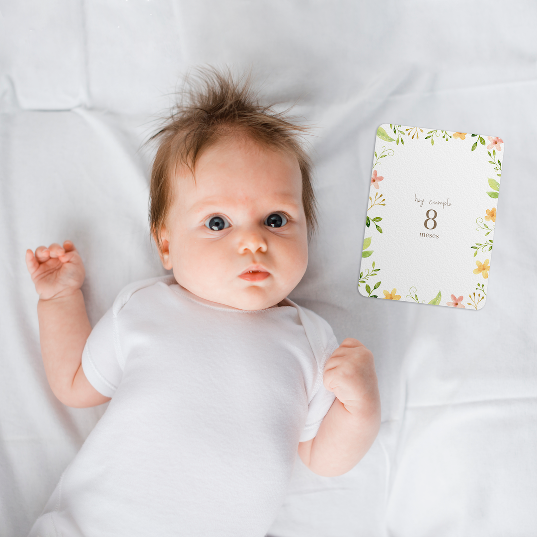 Tarjetas Meses Flower Forest