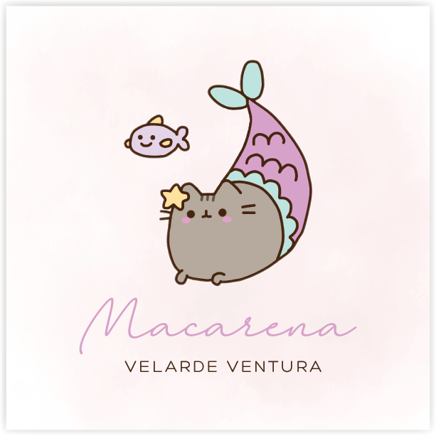 Tarjetita Pusheen Cat 6