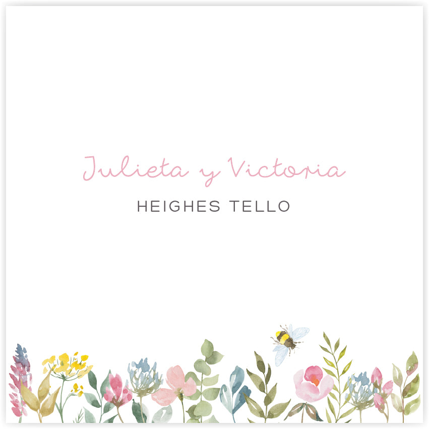 Tarjetita Bee Happy