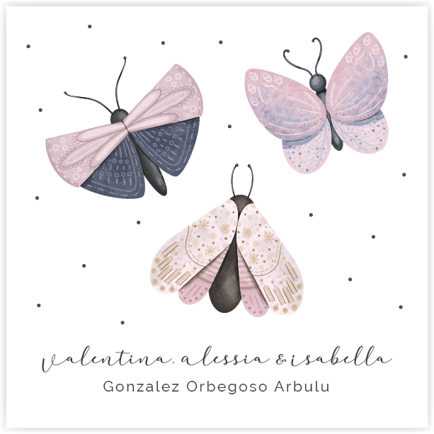 Tarjetita Mariposas Decoradas