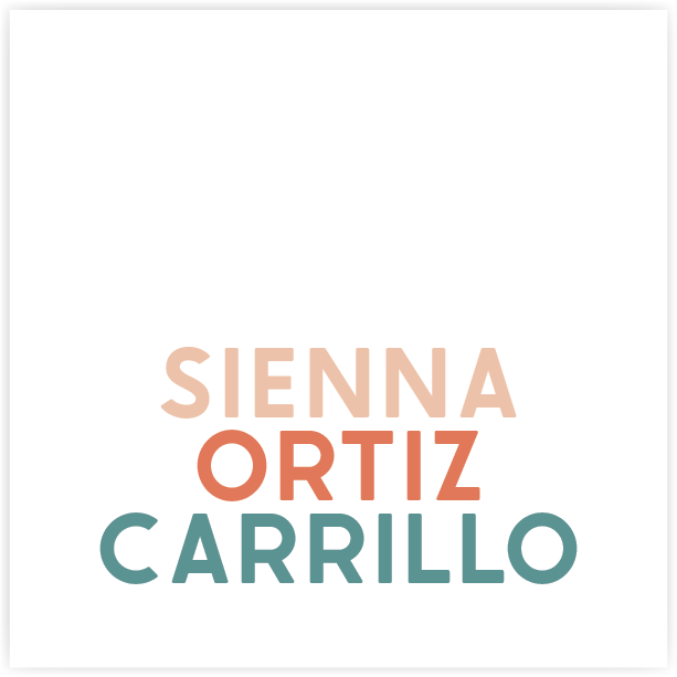 Tarjetita Nombre Mini Block