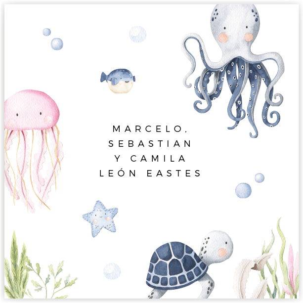 Tarjetita Under The Sea