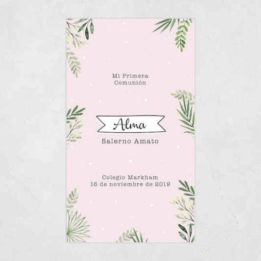 Estampa Fondo Rosado