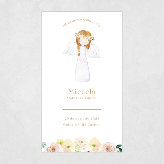 Estampa Niña Alada