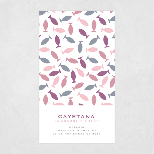 Estampa Fish Pink