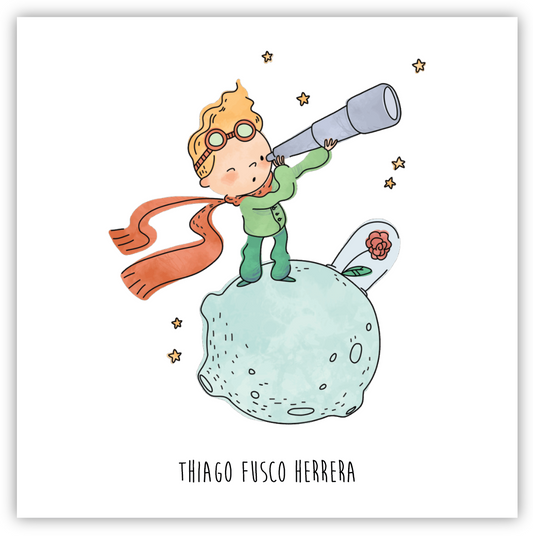 Tarjetita Principito