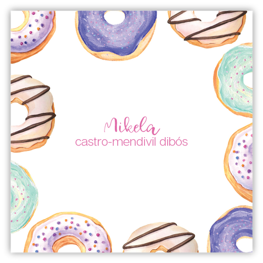 Tarjetita Donuts
