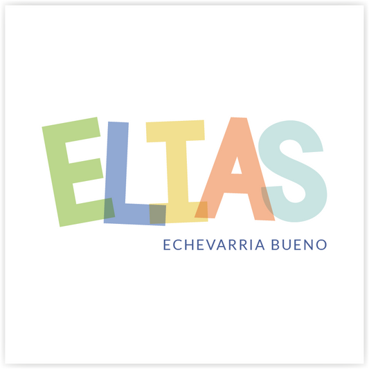 Tarjetita Letras Giro Niño