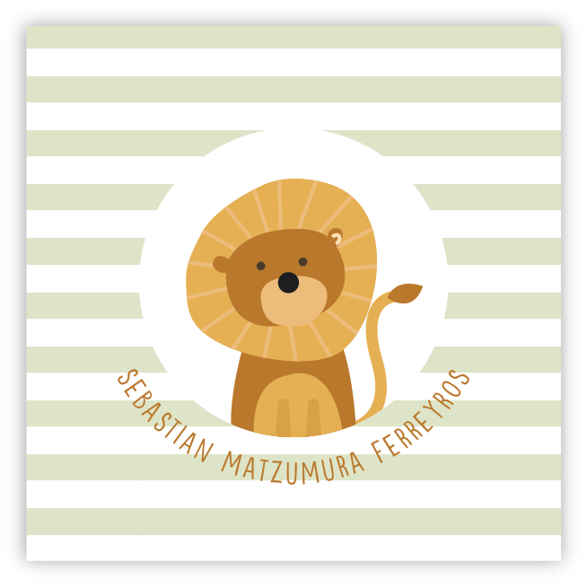Tarjetita León Rayas