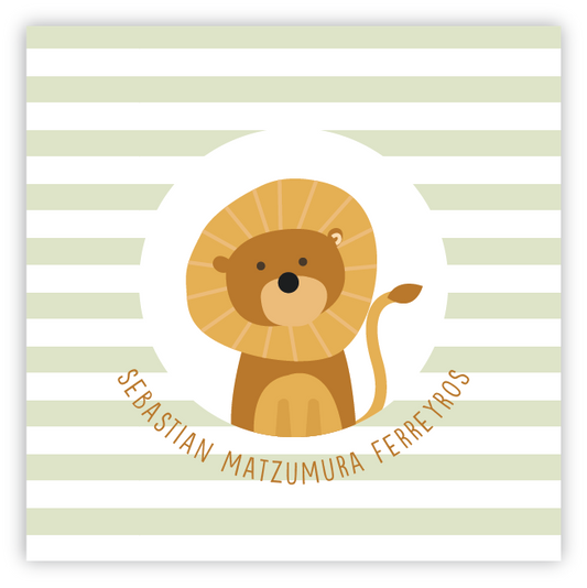 Tarjetita León Rayas
