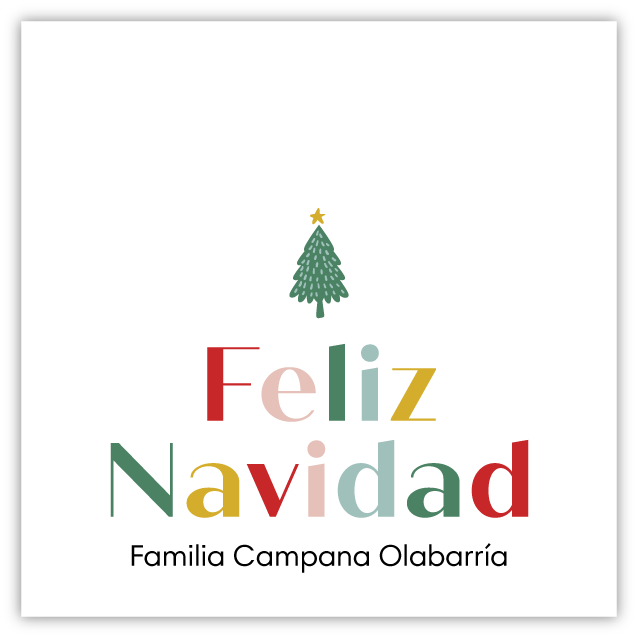 Tarjetita Navidad Feliz