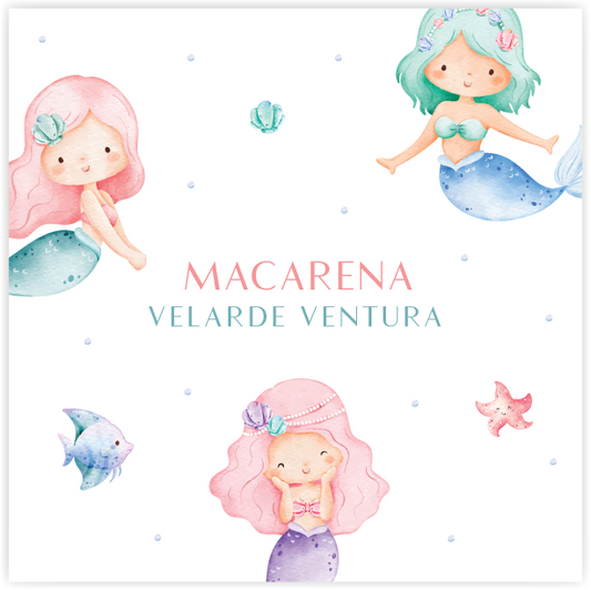 Tarjetita Sirenita Trio 1