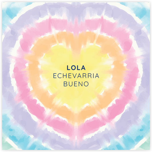 Tarjetita Tie Dye Heart
