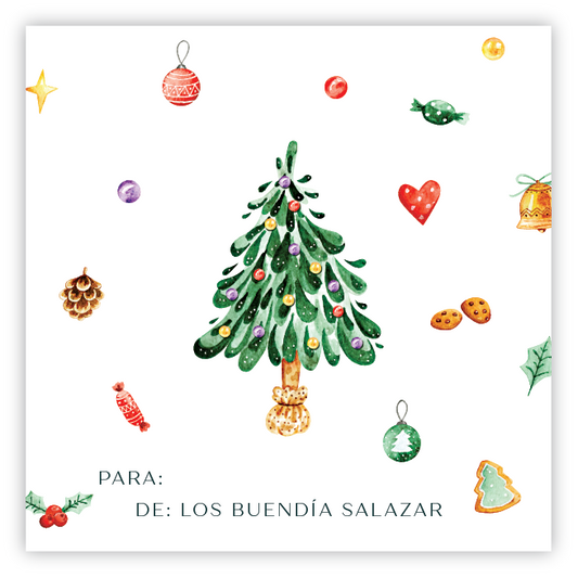Tarjetita Arbolito Navidad