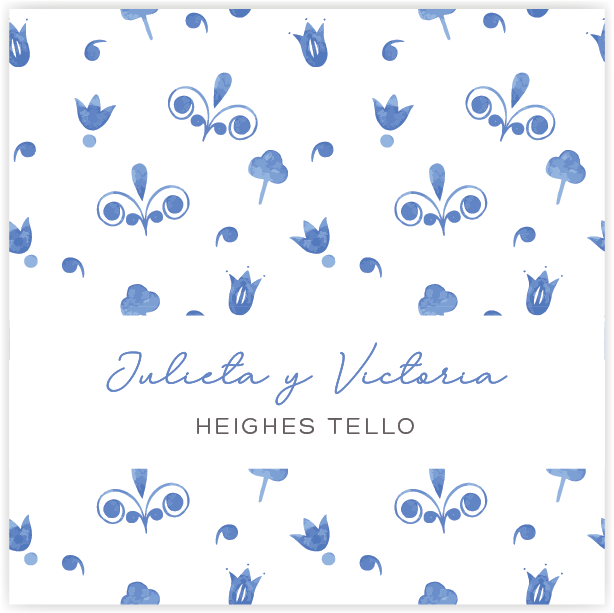 Tarjetita Azulejos