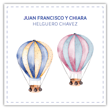 Tarjetita Dos Globos