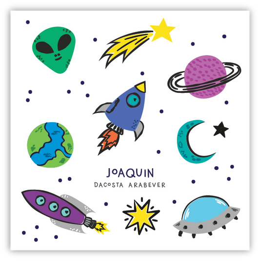 Tarjetita Espacio Colores