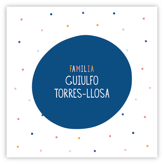 Tarjetita Familia Redondos