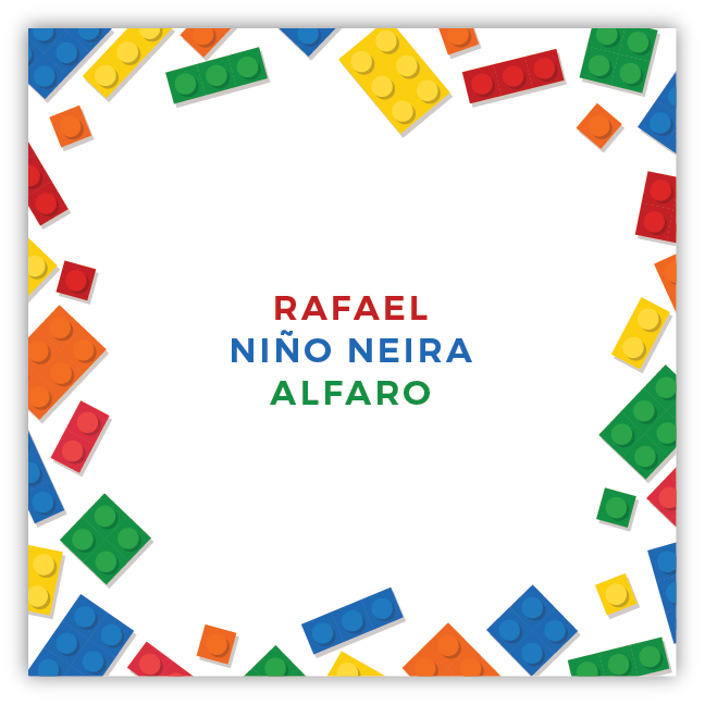 Tarjetita Lego Alrededor
