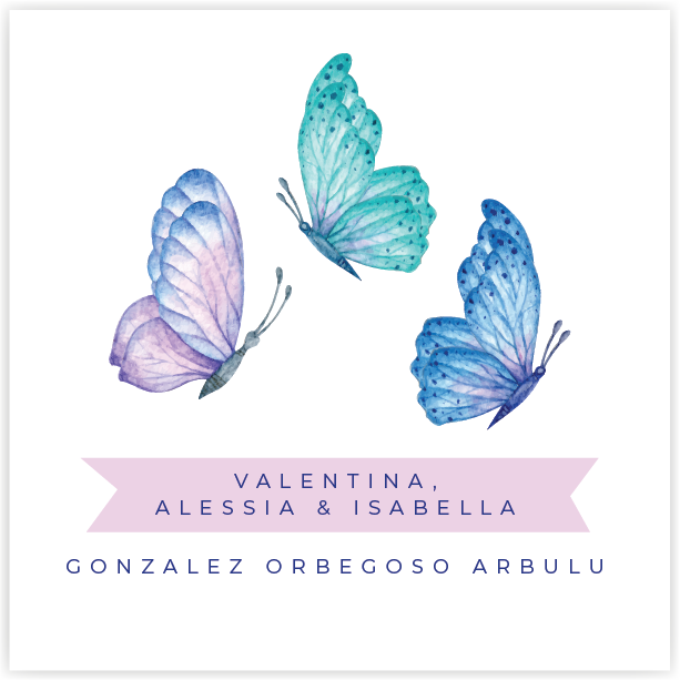 Tarjetita Mariposas Tuequesas