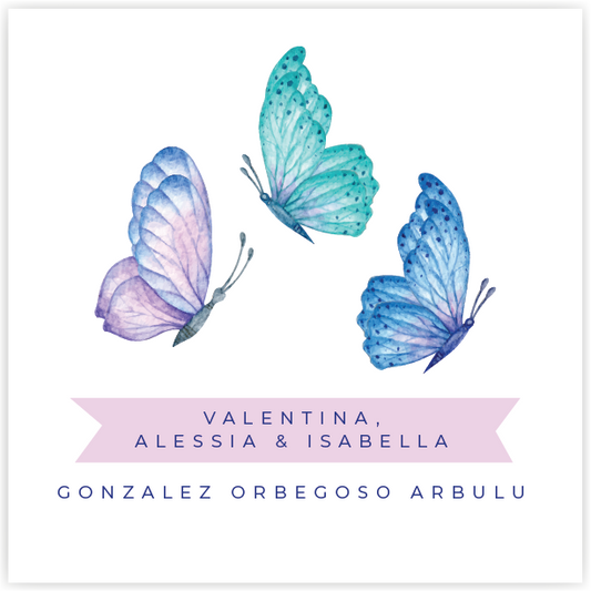 Tarjetita Mariposas Tuequesas