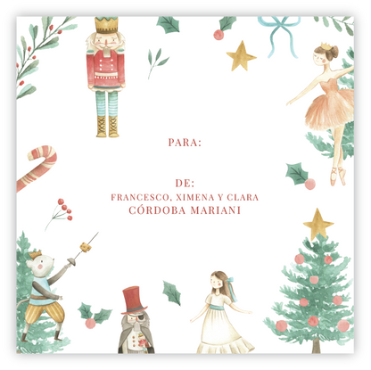 Tarjetita Navidad Nutcracker