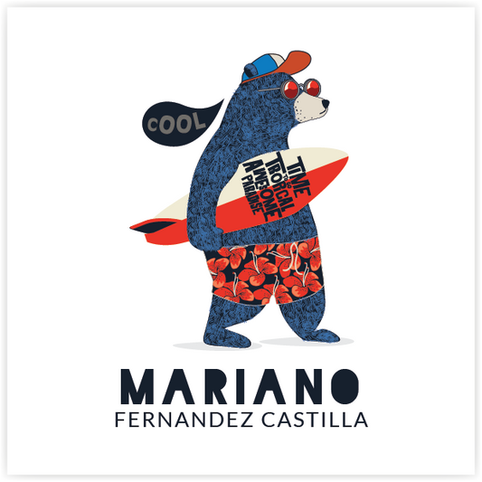 Tarjetita Oso Cool