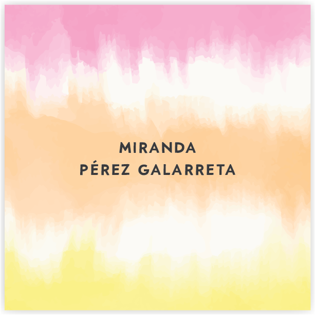 Tarjetita Tie Dye Rosado