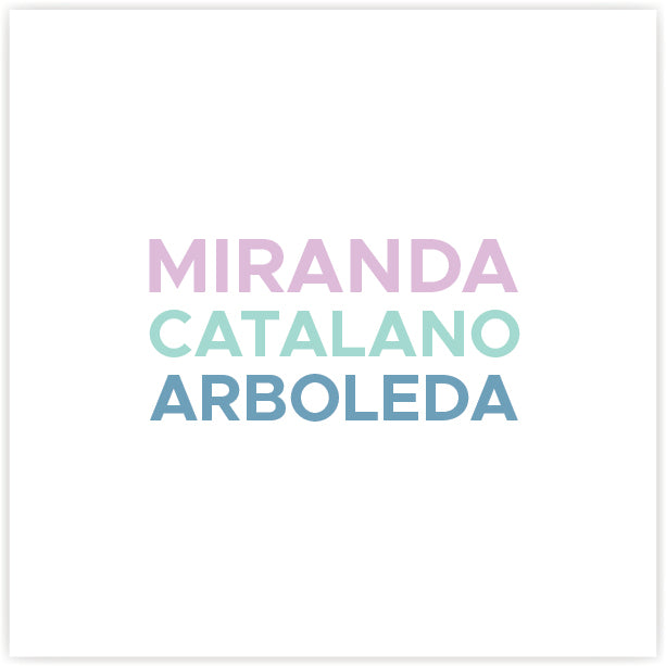 Tarjetita Name Block Niña 2